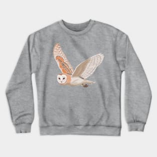 Midnight Barn Owl Crewneck Sweatshirt